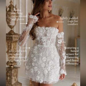 Designer Rosie Etinenne Isabelle Bridal Mini